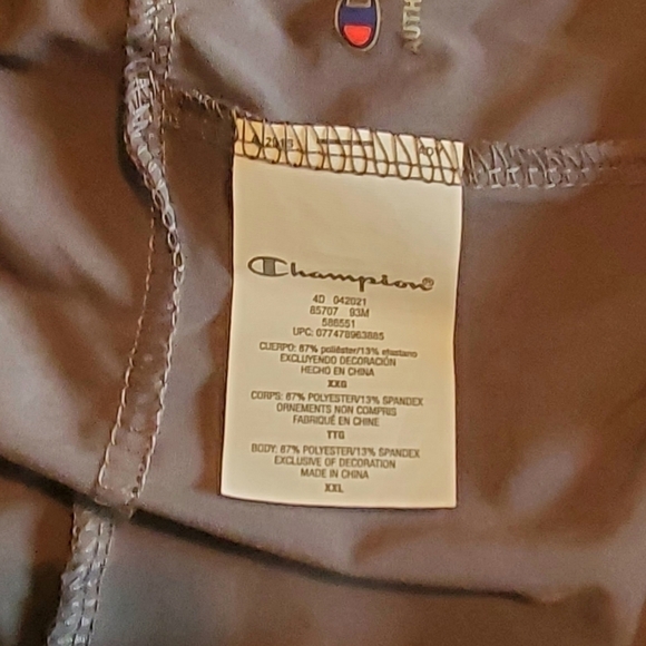 Champion Gray Athletic Wicking Pocket Shorts Men's Size XXL NWT - Picture 16 of 16